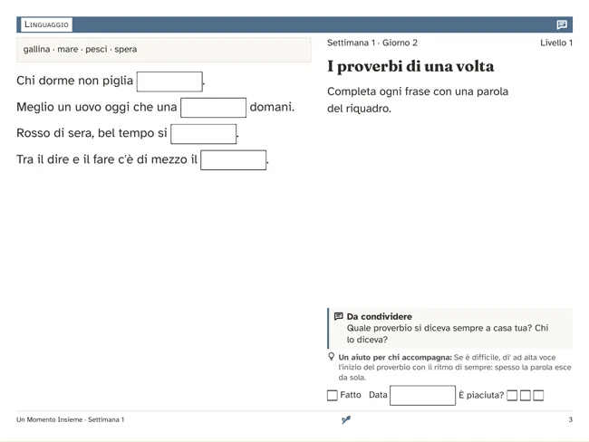 Pagina reale del PDF per tablet